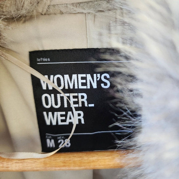 Lefties Faux Fur Coat Size M - Picture 7 of 13